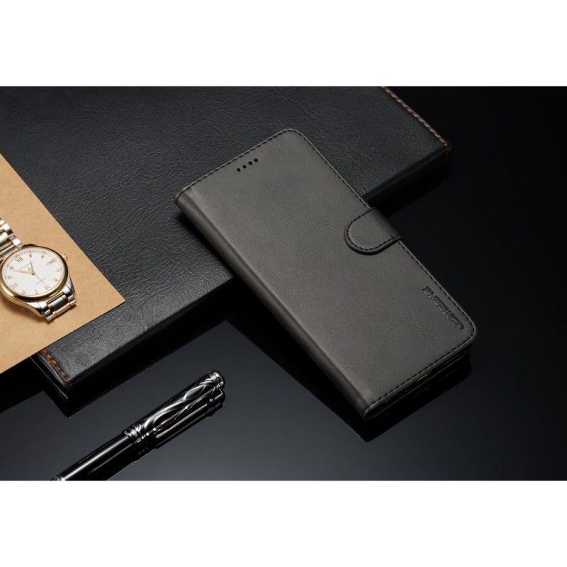 Lederhüllen Für Xiaomi Redmi Note 5 Schwarz Lc.Imeeke Ledereffekt