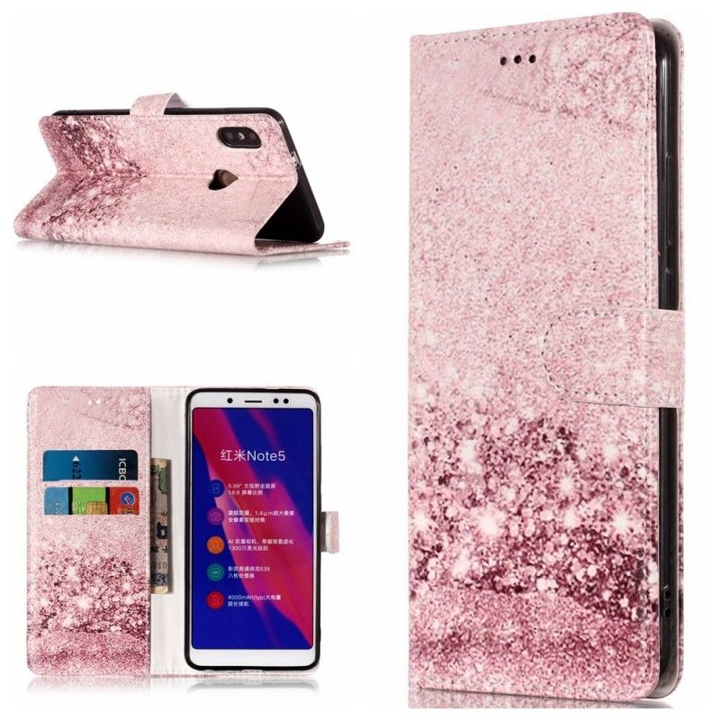 Lederhüllen Xiaomi Redmi Note 5 Glitzergradient