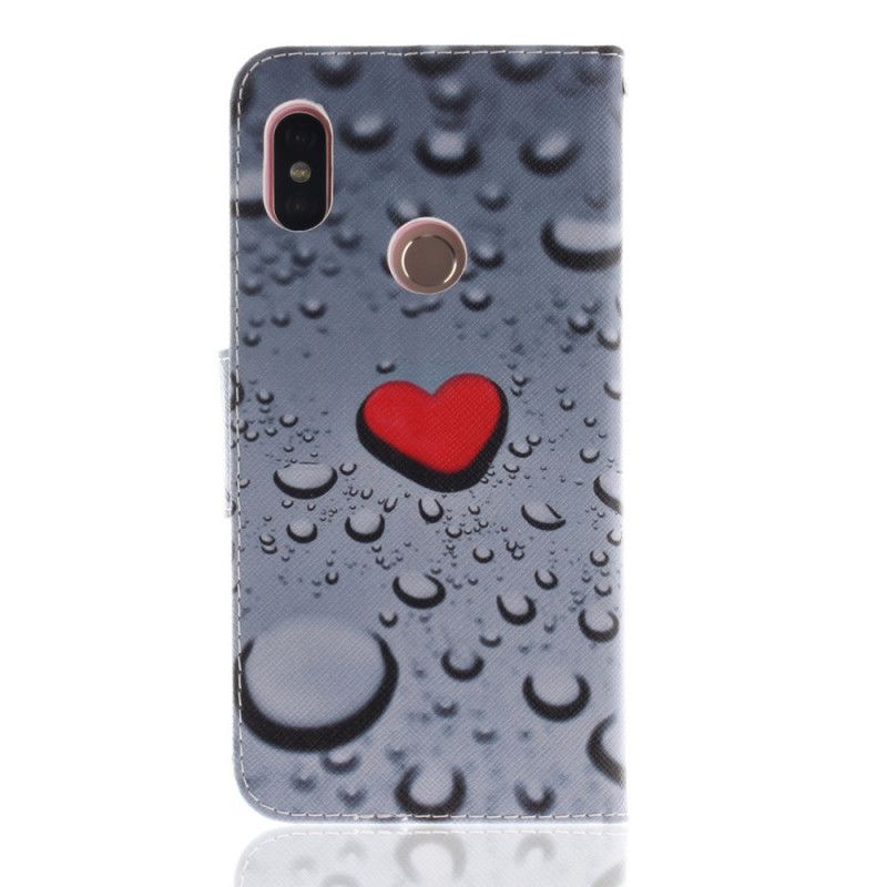 Lederhüllen Xiaomi Redmi Note 5 Herz Im Wasser