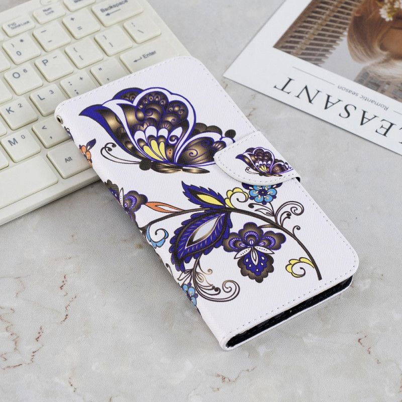 Lederhüllen Xiaomi Redmi Note 5 Schmetterling Tattoo