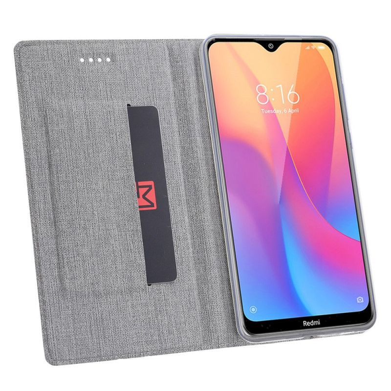 Flip Case Xiaomi Redmi 8A Schwarz Strukturiert