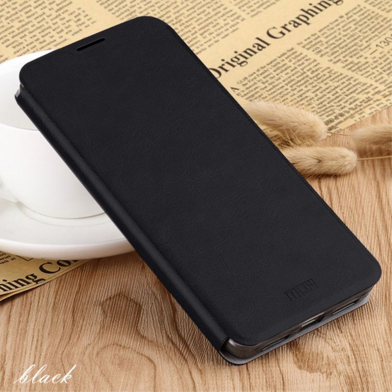 Flip Case Xiaomi Redmi 8A Schwarz Vintage Mofi