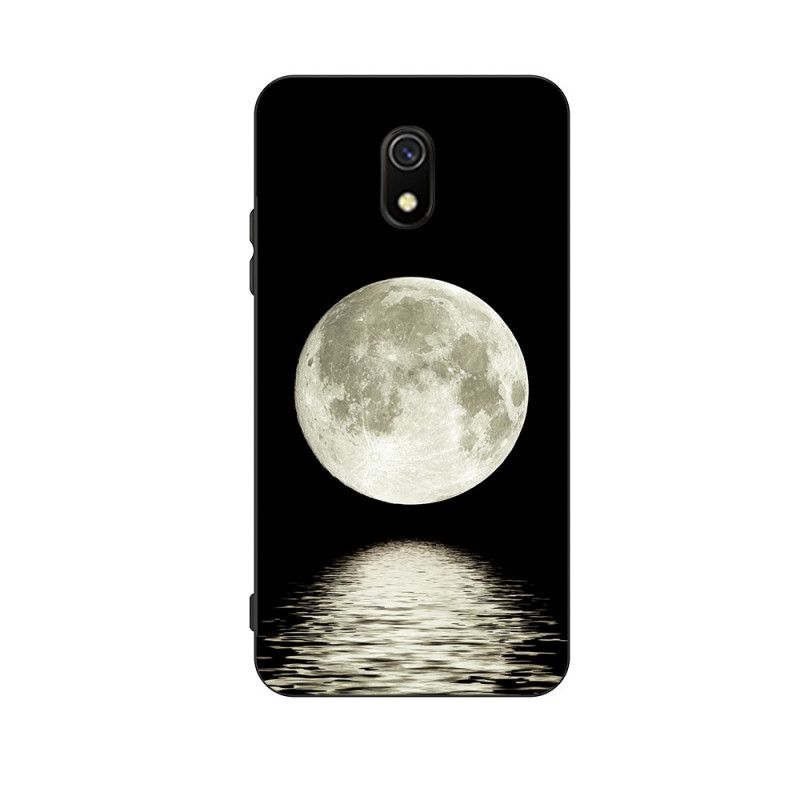 Hülle Xiaomi Redmi 8A Flexibler Silikonmond Marine