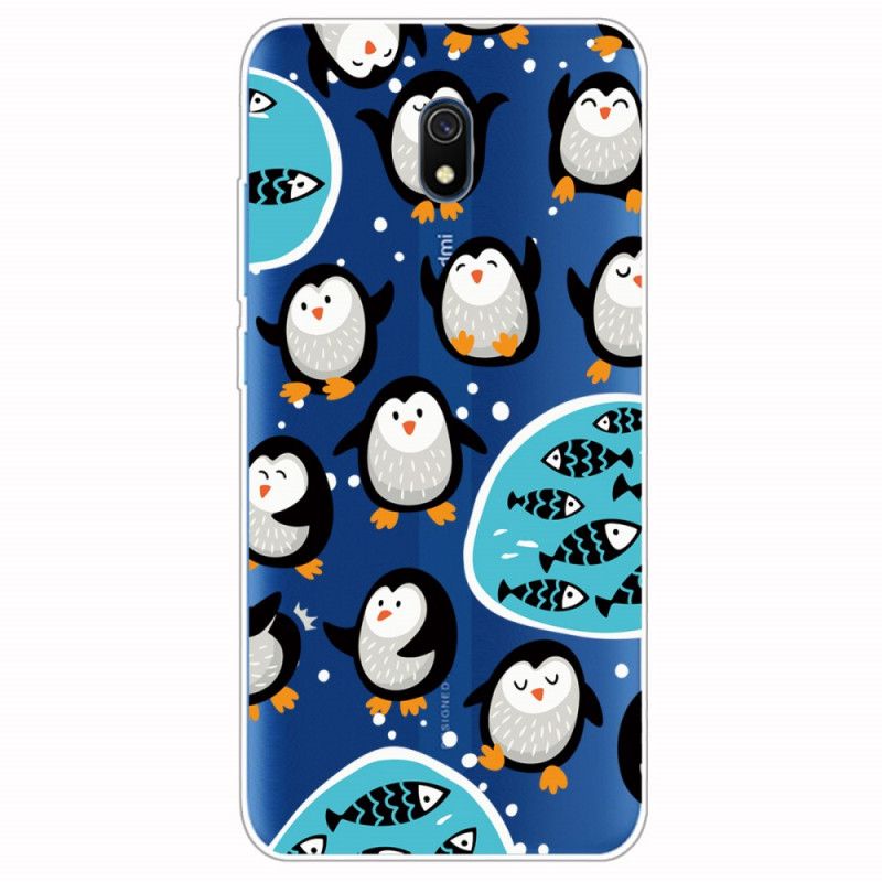Hülle Xiaomi Redmi 8A Pinguine Und Fische