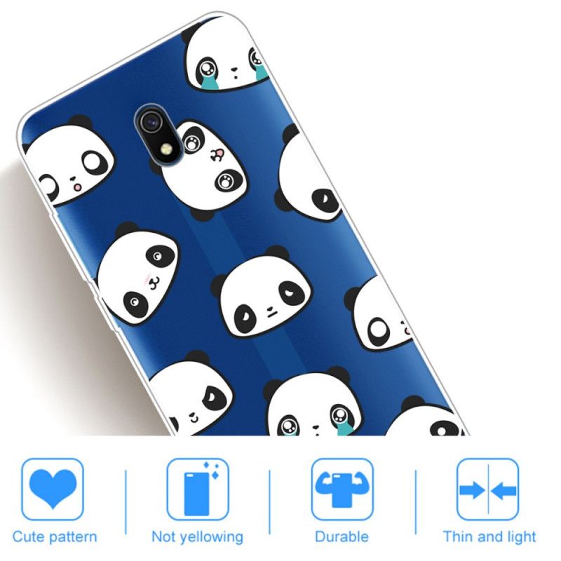 Hülle Xiaomi Redmi 8A Sentimentale Pandas