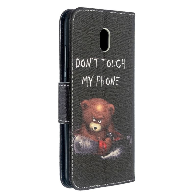 Lederhüllen Für Xiaomi Redmi 8A Gefährlicher Bär
