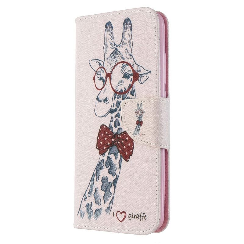 Lederhüllen Für Xiaomi Redmi 8A Nerd-Giraffe