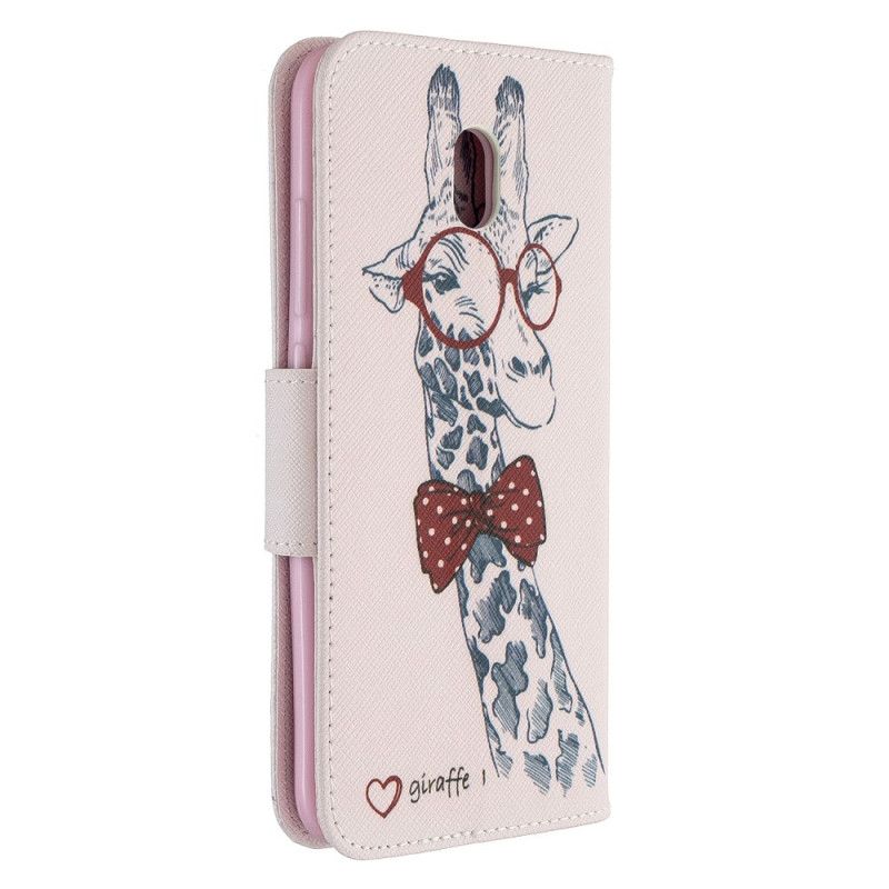 Lederhüllen Für Xiaomi Redmi 8A Nerd-Giraffe