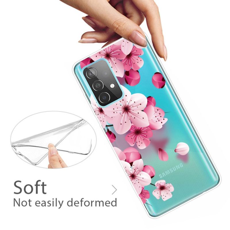 Hülle Für Samsung Galaxy A72 4G / A72 5G Kleine Rosa Blüten