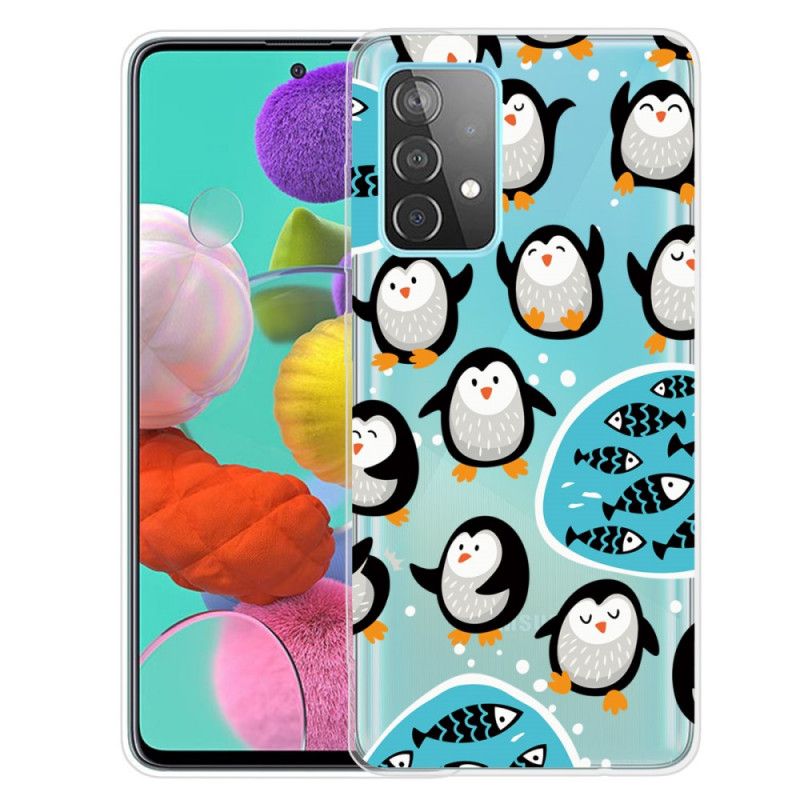 Hülle Für Samsung Galaxy A72 4G / A72 5G Pinguine Und Fische