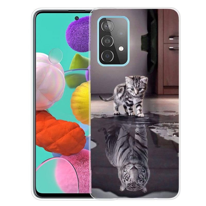 Hülle Samsung Galaxy A72 4G / A72 5G Ernest Den Tiger