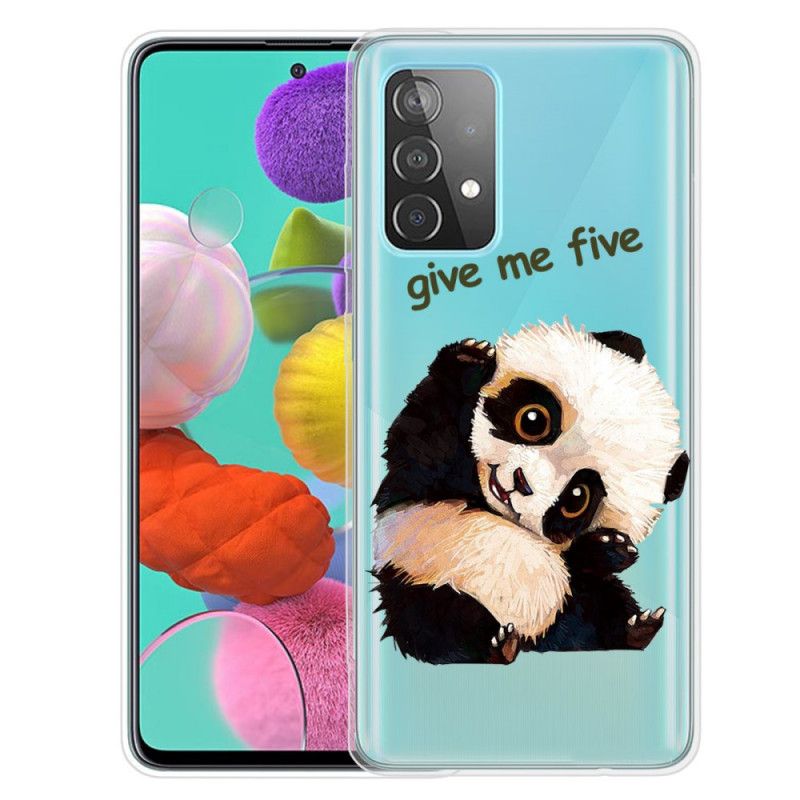 Hülle Samsung Galaxy A72 4G / A72 5G Handyhülle Panda. Gib Mir Fünf