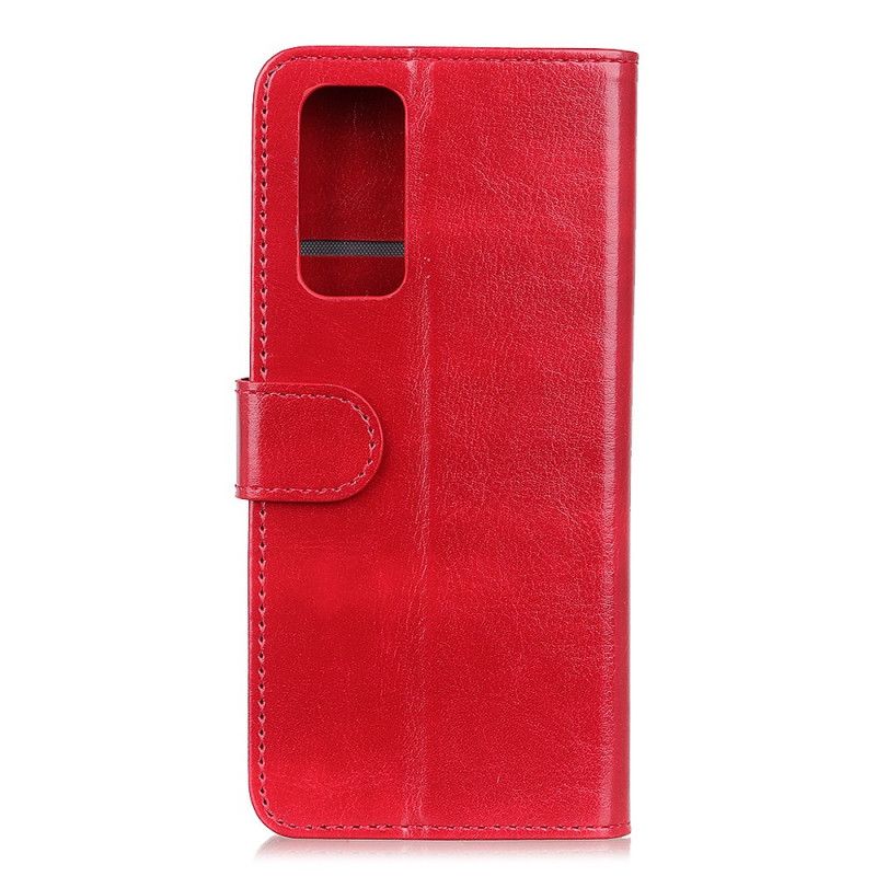 Lederhüllen Samsung Galaxy A72 4G / A72 5G Schwarz Gefrorene Finesse