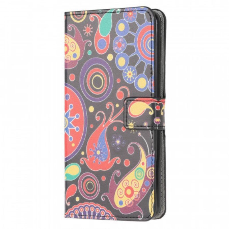 Flip Case Für Samsung Galaxy M53 5G Galaxy-muster