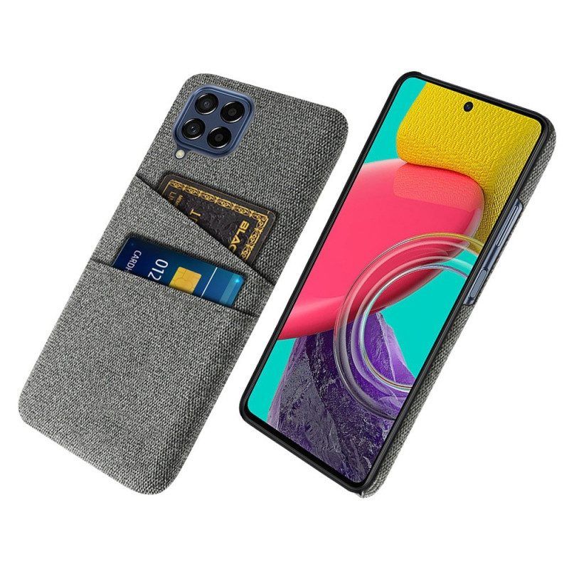 Handyhülle Für Samsung Galaxy M53 5G Kartenhalter Aus Stoff