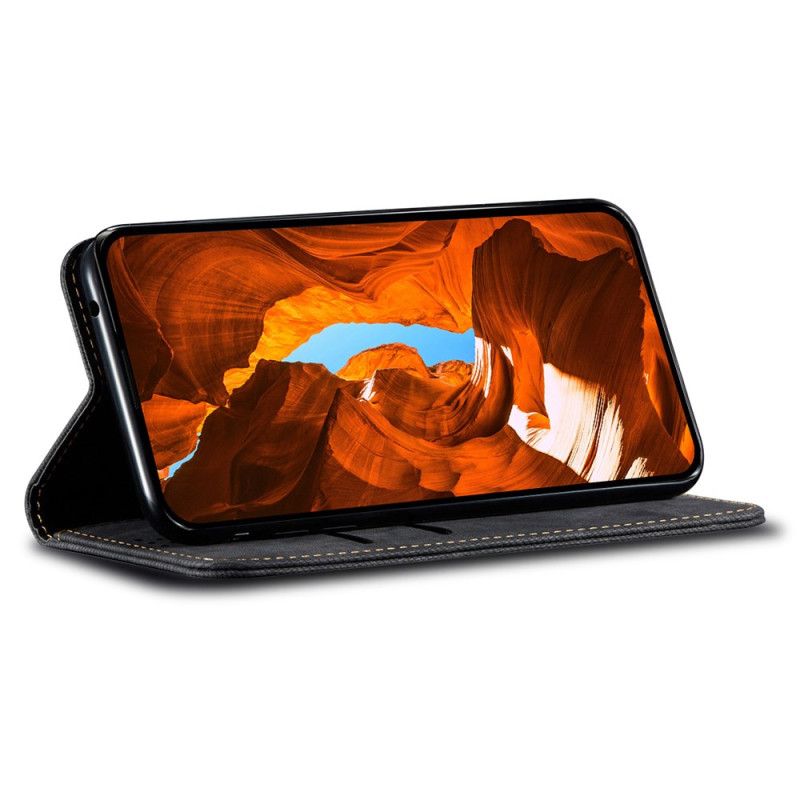 Flip Case Für Xiaomi 17 Pro Max Denim-textur