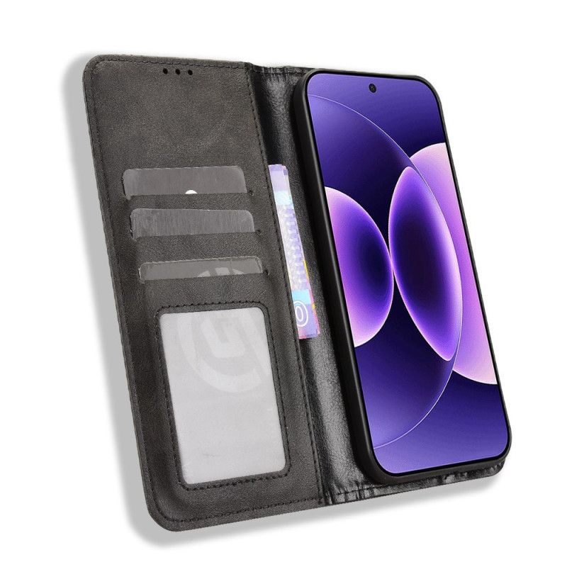 Flip Case Für Xiaomi 17 Pro Max Vintage-rahmen