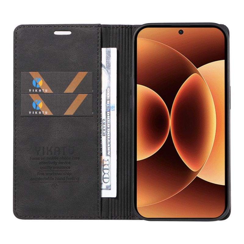 Flip Case Für Xiaomi 17 Pro Max Yikatu-wildlederoptik