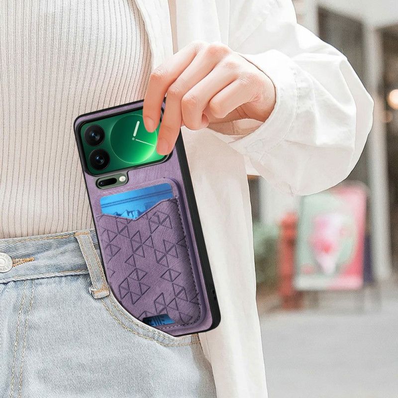 Hülle Für Xiaomi 17 Pro Max Kartenhalter Und Verstellbarer Ständer