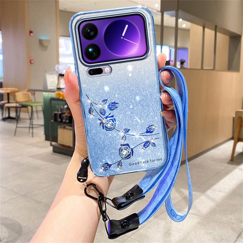 Hülle Xiaomi 17 Pro Max Handyhülle Strasssteine Und Lanyard Von Kadem