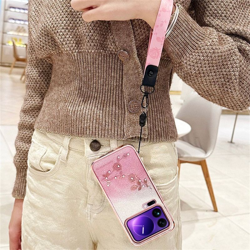 Hülle Xiaomi 17 Pro Max Handyhülle Strasssteine Und Lanyard Von Kadem