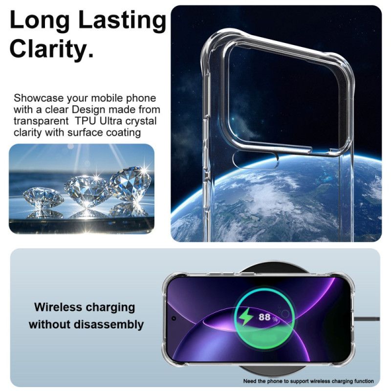 Hülle Xiaomi 17 Pro Max Handyhülle Verstärktes Transparent