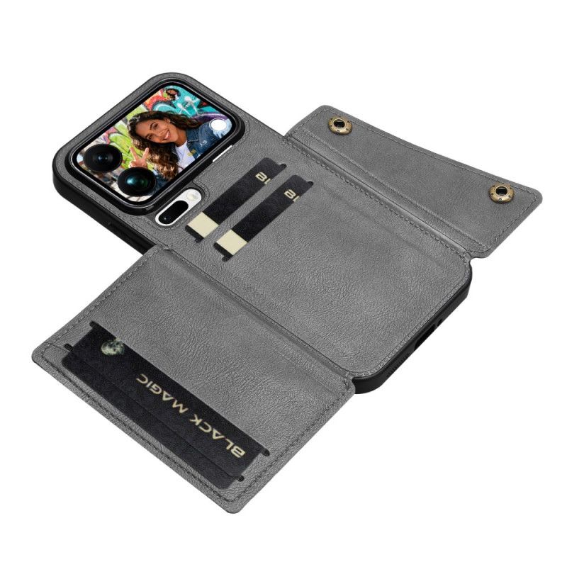 Hülle Xiaomi 17 Pro Max Kartenetui In Lederoptik