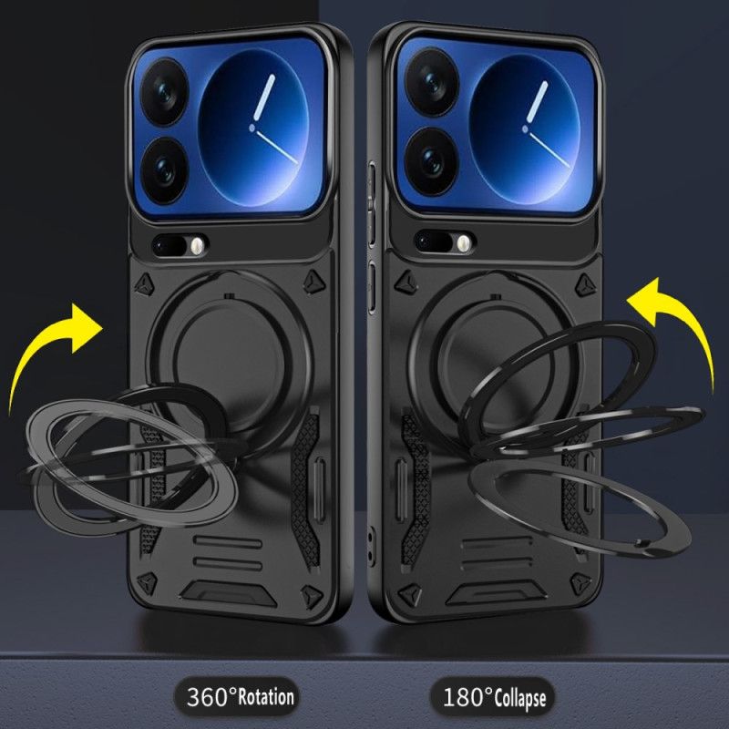 Hülle Xiaomi 17 Pro Max Magnetverschluss Mit Drehbarem Ständer