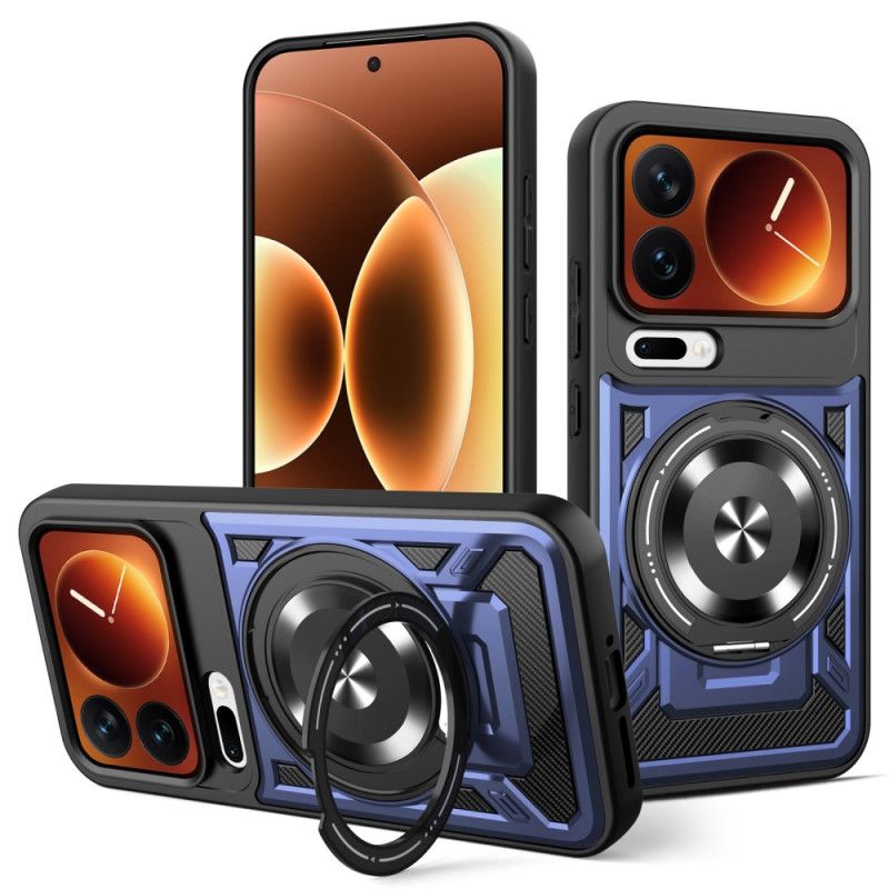 Hülle Xiaomi 17 Pro Max Magnetverschluss Mit Drehbarem Ständer