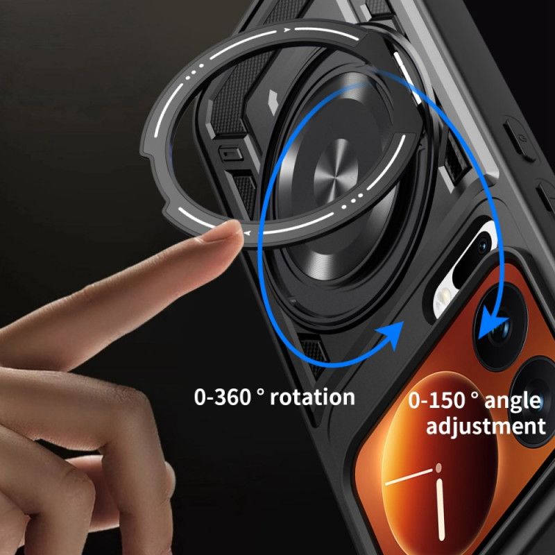 Hülle Xiaomi 17 Pro Max Magnetverschluss Mit Drehbarem Ständer