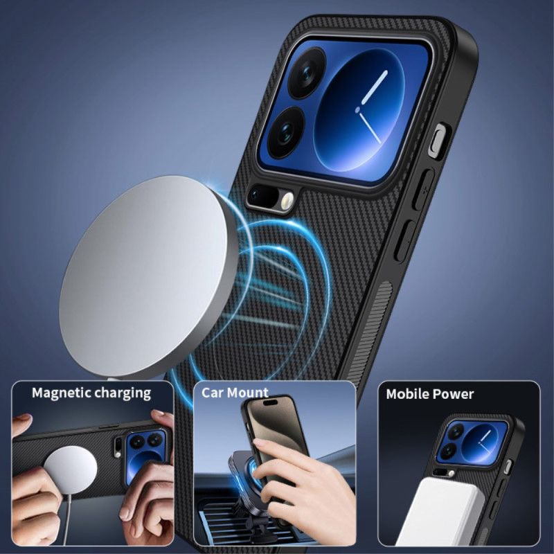 Hülle Xiaomi 17 Pro Max Magsafe-carbonfaser