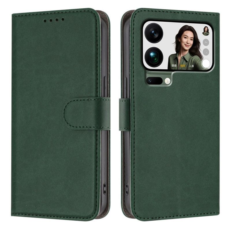 Lederhüllen Für Xiaomi 17 Pro Max Glattes Kunstleder