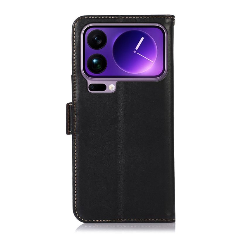 Lederhüllen Xiaomi 17 Pro Max Echtleder Mit Rfid-schutz