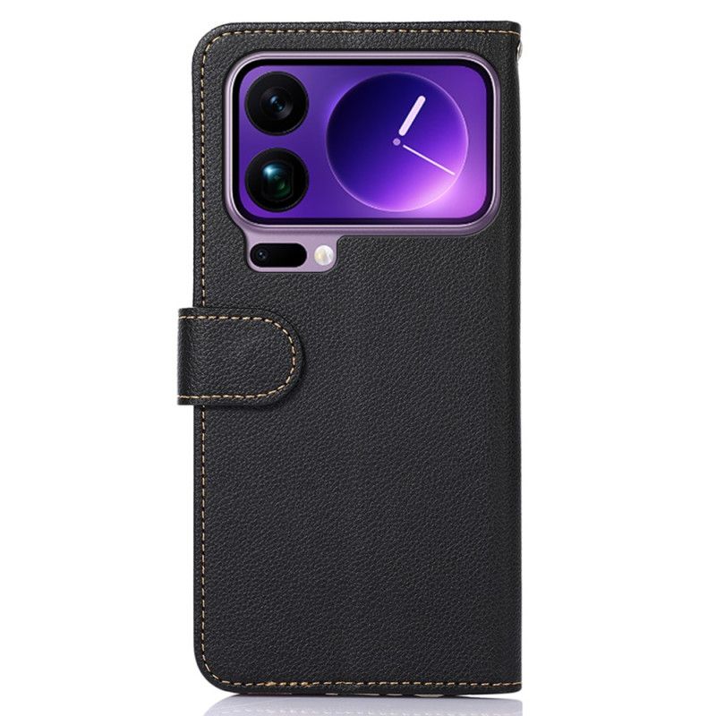 Lederhüllen Xiaomi 17 Pro Max Handyhülle Khazneh Zweifarbig