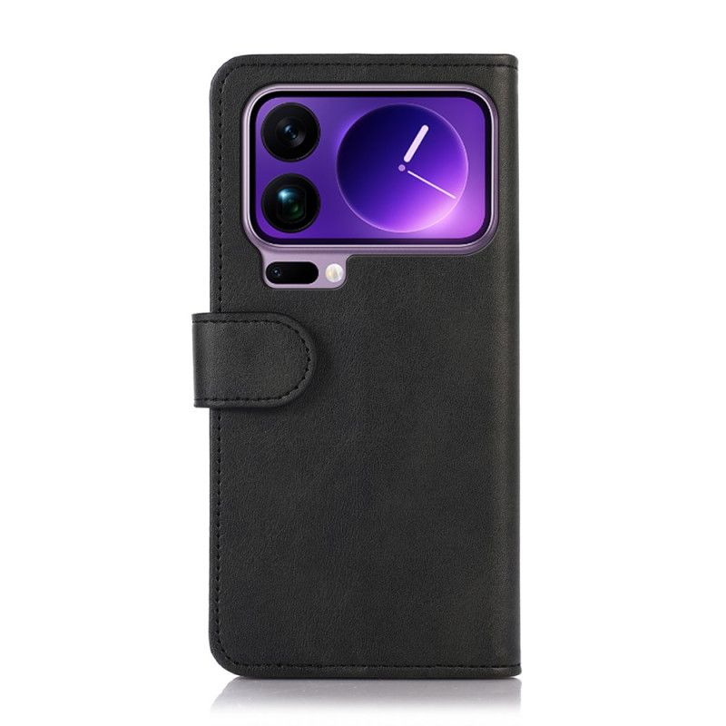 Lederhüllen Xiaomi 17 Pro Max Handyhülle Klassische Lederoptik