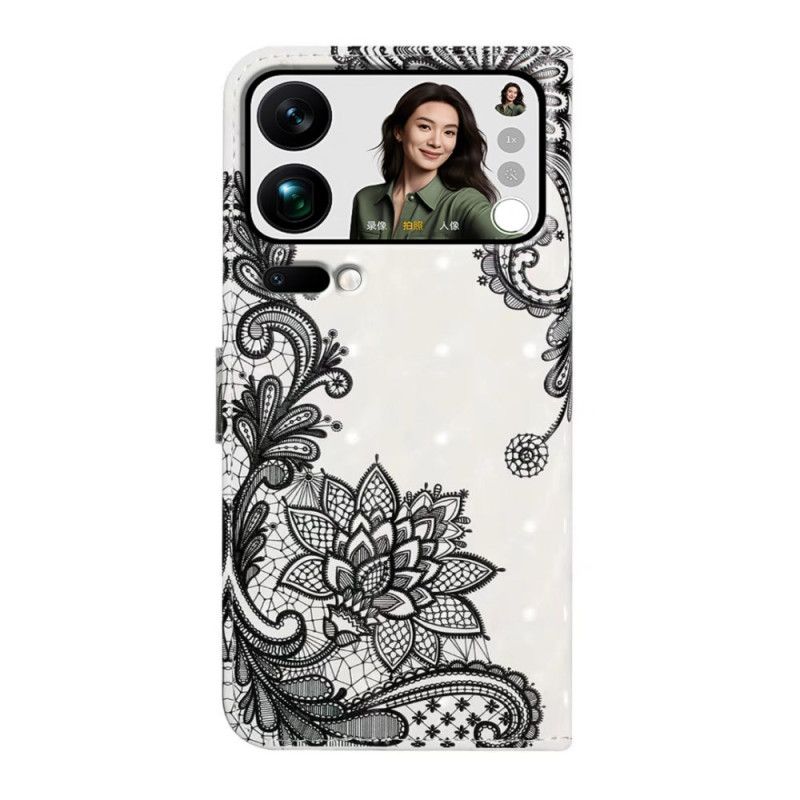 Lederhüllen Xiaomi 17 Pro Max Handyhülle Spitze