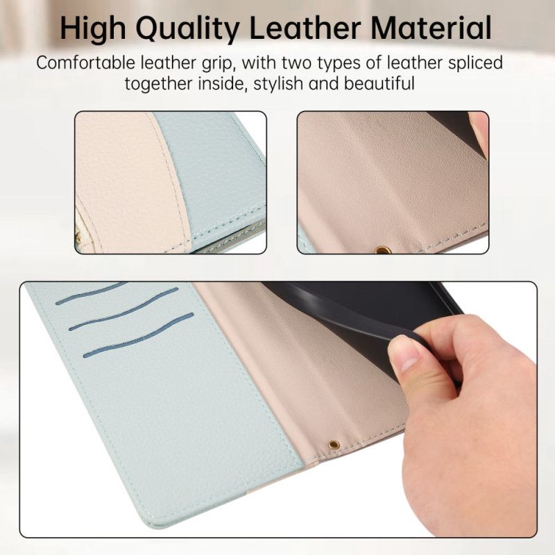 Lederhüllen Xiaomi 17 Pro Max Klappgeldbörse Mit Reißverschluss