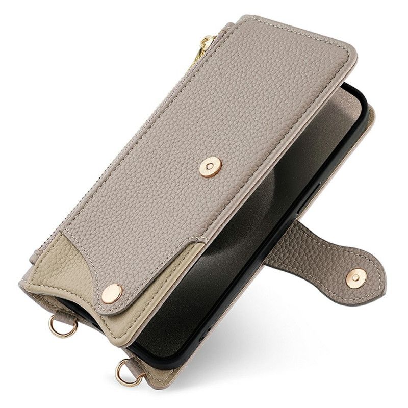 Lederhüllen Xiaomi 17 Pro Max Schulterriemen Mit Kette