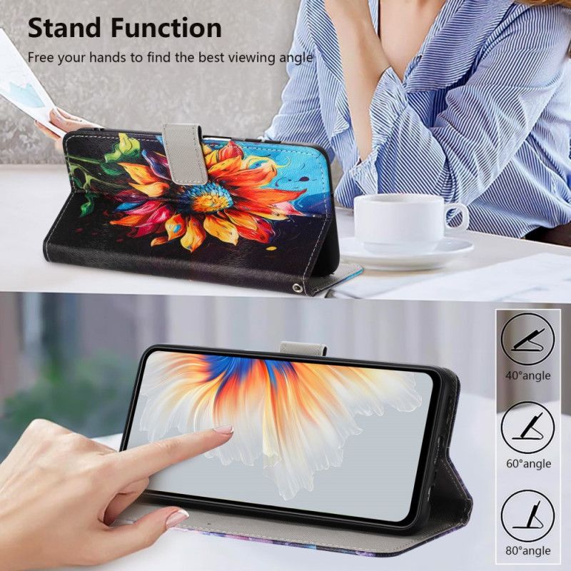 Lederhüllen Xiaomi 17 Pro Max Sonnenblume