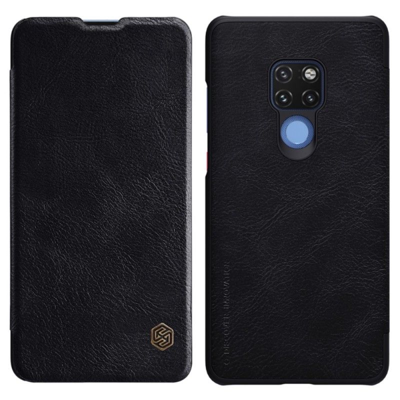 Flip Case Für Huawei Mate 20 Braun Nillkin Qin Serie