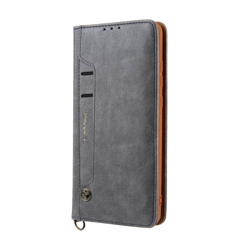 Flip Case Huawei Mate 20 Grau Cmai2 Multi-Card-Ledereffekt