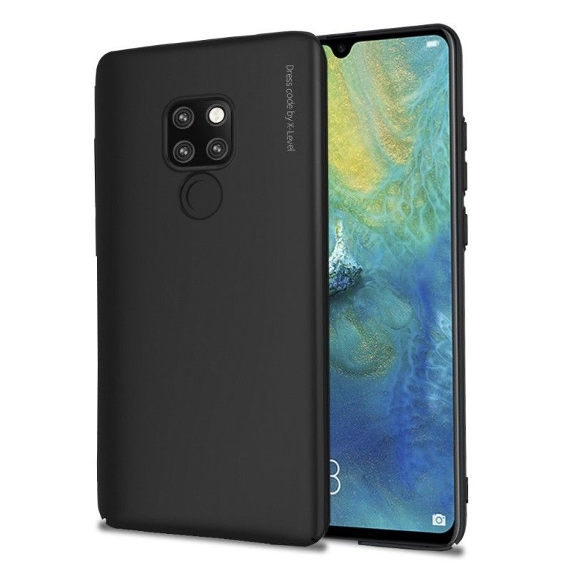 Hülle Huawei Mate 20 Schwarz X-Level-Metalleffekt