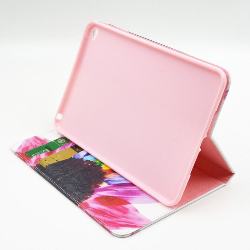 Lederhüllen iPad Mini 4 Handyhülle Aquarellblume