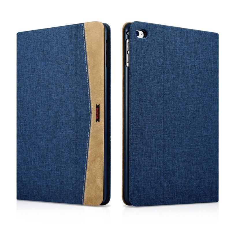 Lederhüllen iPad Mini 4 Rot Xoomz-Stoff Und Kunstleder