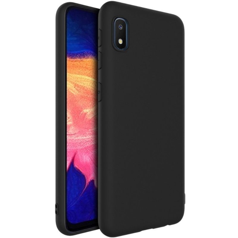 Hülle Samsung Galaxy A10E Schwarz Gefrostetes Imak