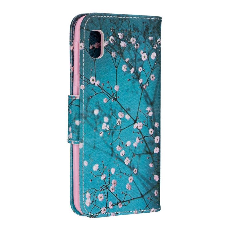 Lederhüllen Samsung Galaxy A10E Handyhülle Blühender Baum