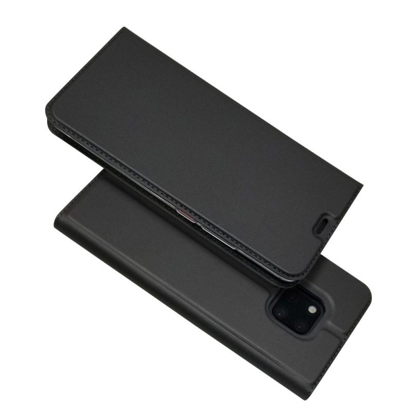 Flip Case Für Huawei Mate 20 Pro Schwarz Kartenhalter Mit Ledereffekt