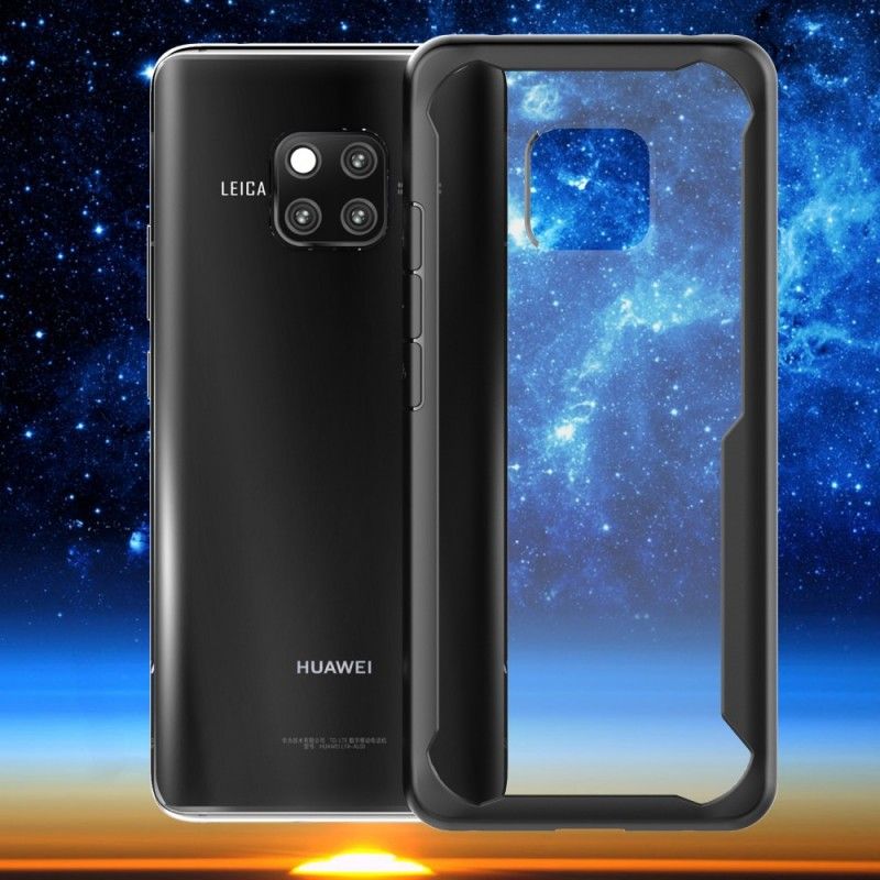 Hülle Für Huawei Mate 20 Pro Schwarz Abgeschrägte Kante