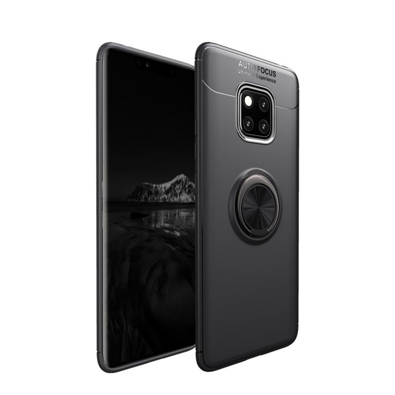 Hülle Huawei Mate 20 Pro Schwarz Drehring