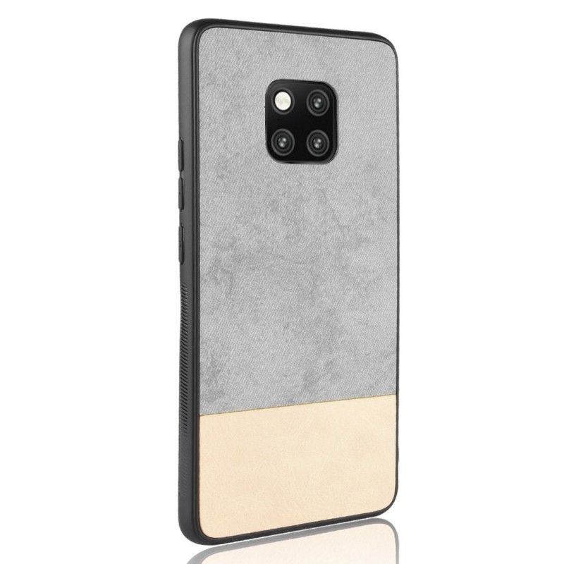 Hülle Huawei Mate 20 Pro Schwarz Handyhülle Zweifarbiges Kunstleder